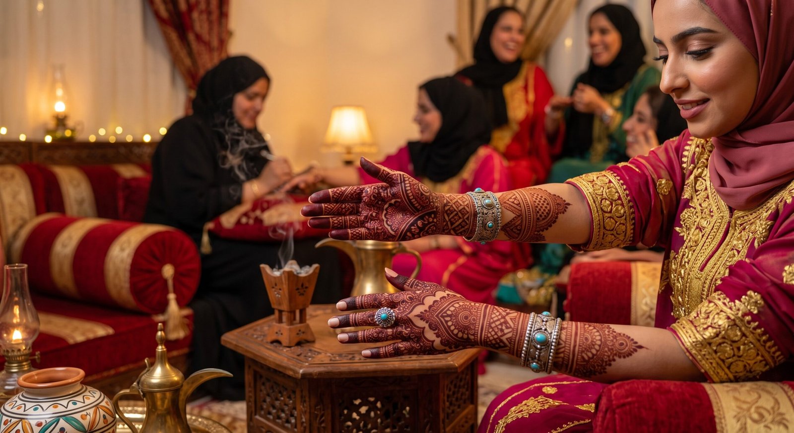 Omani bridal henna night