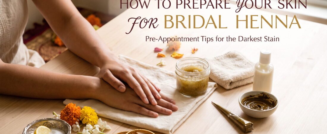 How to Prepare Your Skin for Bridal Henna: Pre-Appointment Tips for the Darkest Stain