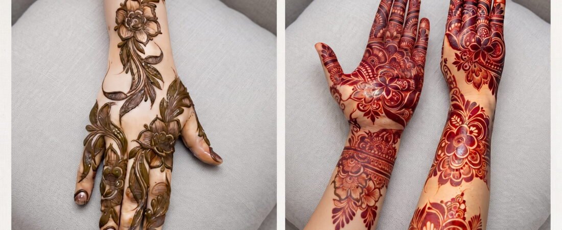 Minimalist Henna Designs for the Modern Omani Bride